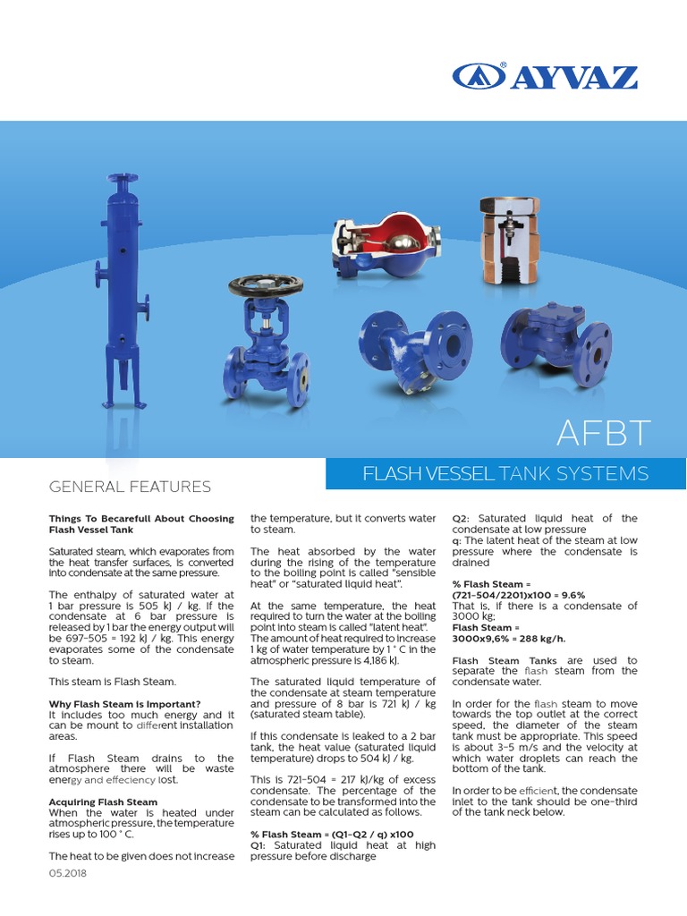 Selection and Dimensions of Flash Vessel Tanks for Optimal Flash Steam
