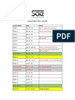 Academic Calendar