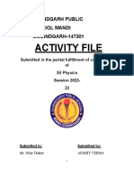 Activity File: Gobindgarh Public School Mandi GOBINDGARH-147301