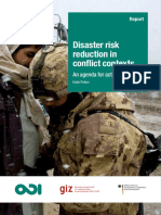 Disaster Risk Reduction in Conflict Context