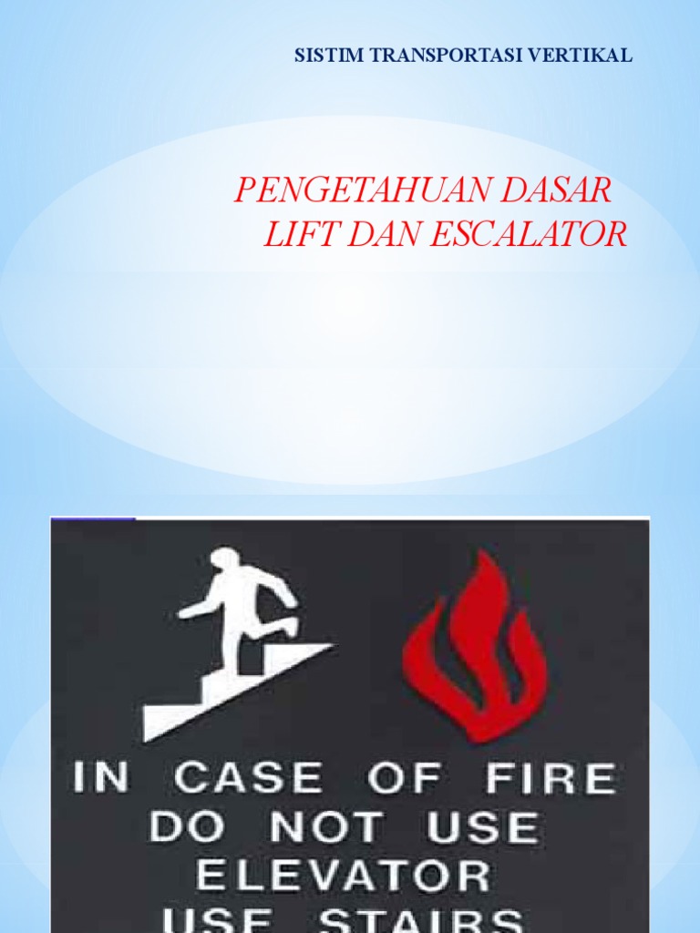 2 Pengetahuan Dasar Lift Escalator Pdf