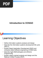 Introduction To OOSAD