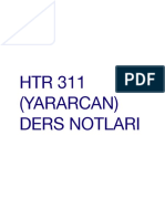 HTR 311 Yararcan Ders Notlari