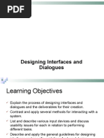 User Interface & Dialogues