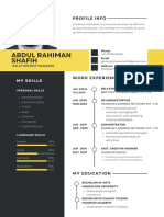 Abdul Rahiman Shafih CV