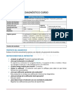 Evaluación Diagnóstica (PROFORMA)