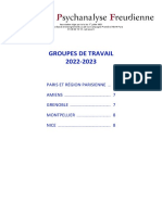 Groupes de Travail