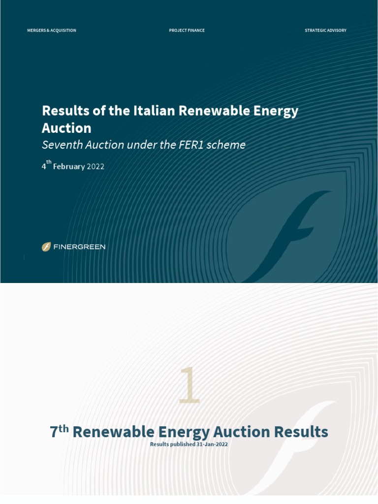 22 02 04 Renewable Energy Auction | PDF | Solar Power | Auction