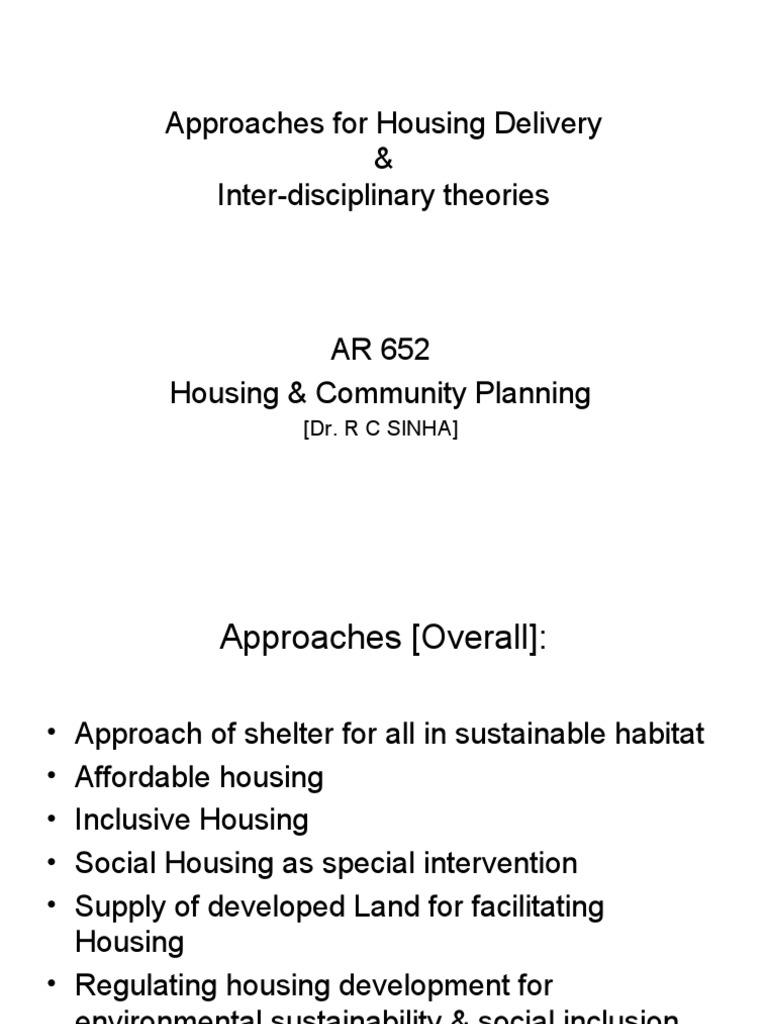 HCP Approaches Theories | PDF | Theory | Economies
