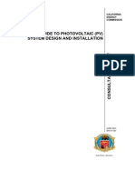 Pv System Design & Installation Guide