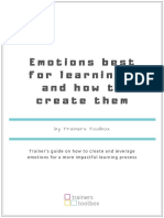Emotions Best For Learning - and How To Create Them - Free Ebook by Trainers Toolbox - 2021-05