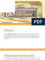 Predimensionnement Des Elements Structuraux Formation Robot