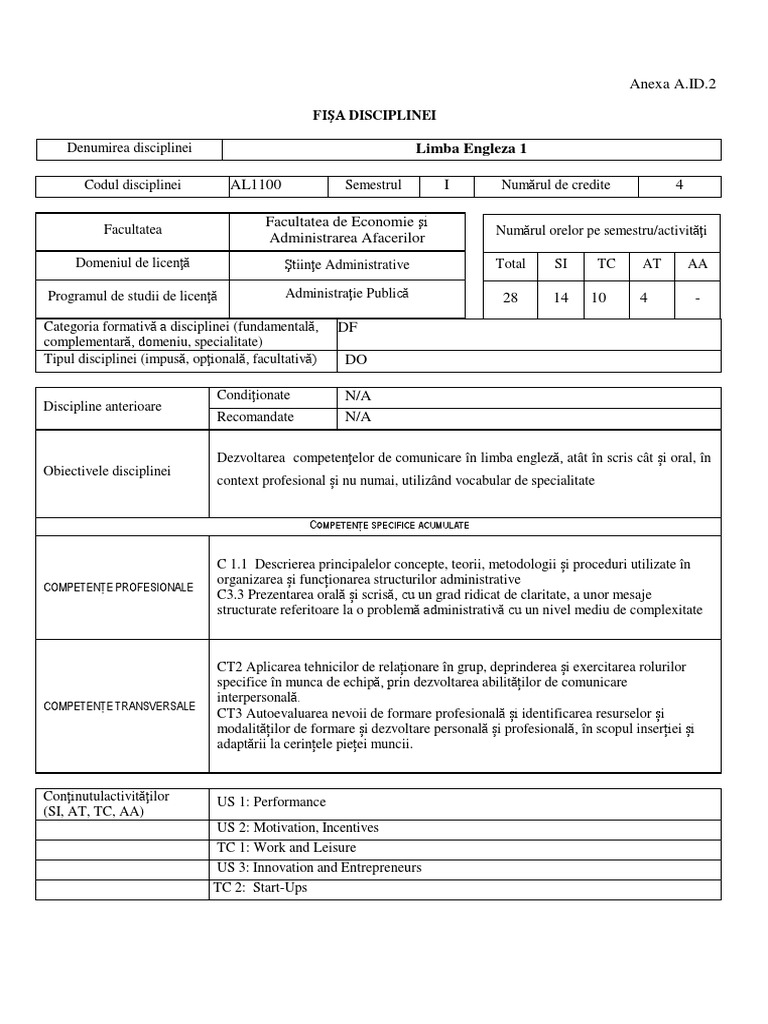 FD ENG1 Ap ID | PDF