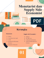 Monetarist dan Supply Side Economist