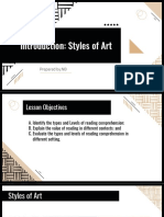 Introduction - Styles of Art1