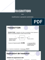 Trasduttori-Parametri Caratteristici