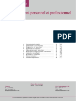 Programme Formation Developpement Personnel