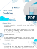 Lab Safety Rules and Guidelines