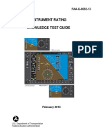 Instrument Rating Knowledge Test Guide: FAA-G-8082-13