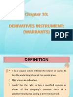 Chapter 10 (2) - Warrants - Derivatives Instrument