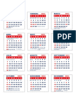 Calendarios 2023 Feriados Mignon Editables IMPRIMIKITS