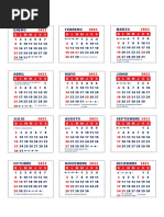 Calendario 2026 Argentina con Feriados | PDF