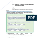 Detail Kegiatan - Melakukan Proses Observasi Untuk Memperoleh Informasi Data Kegiatan