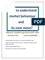 Understand market behavior and its next move with a simplified analytical approach