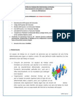 GFPI F 019 TRABAJO EN EQUIPO Desescolarizada I PARTE