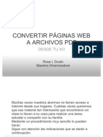 Convertir Paginas Web a Archivos PDF