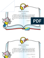 Diploma Campeões de leitura