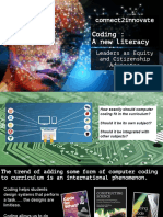 Coding - A New Literacy