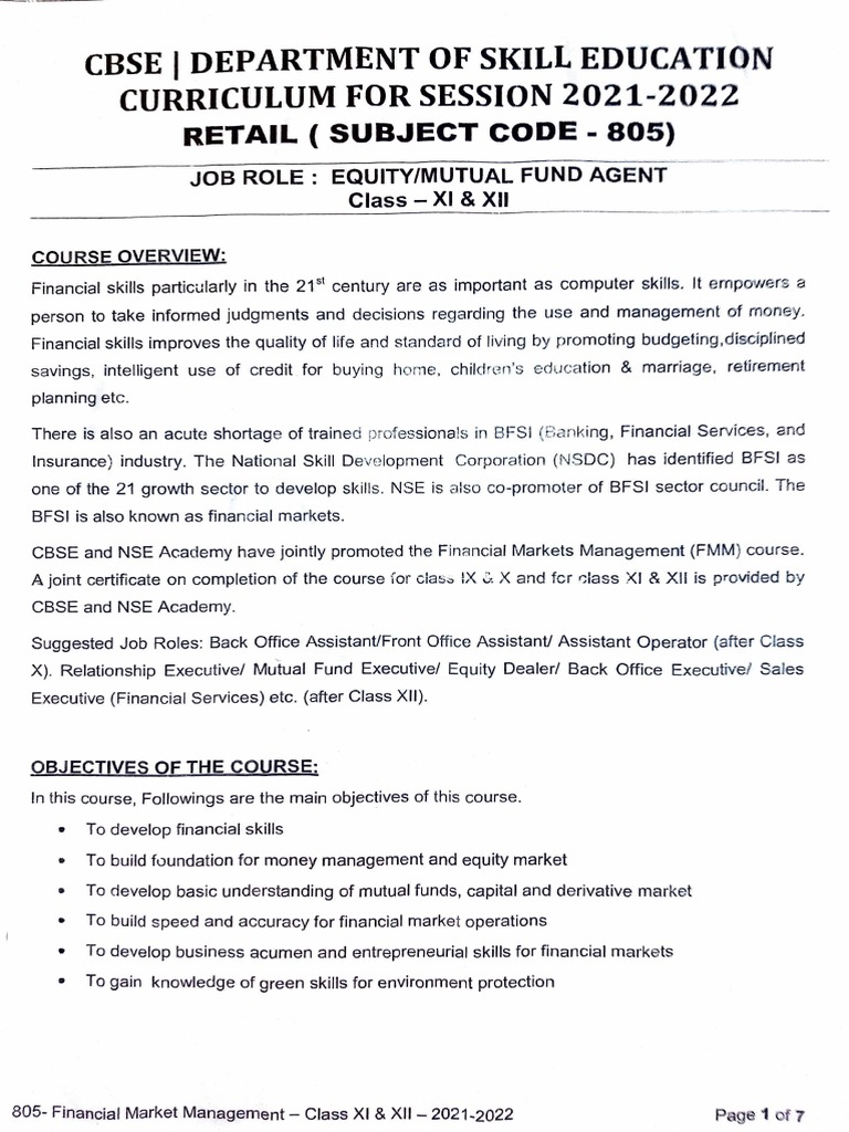 finacial-market-management-syllabus-pdf-financial-markets