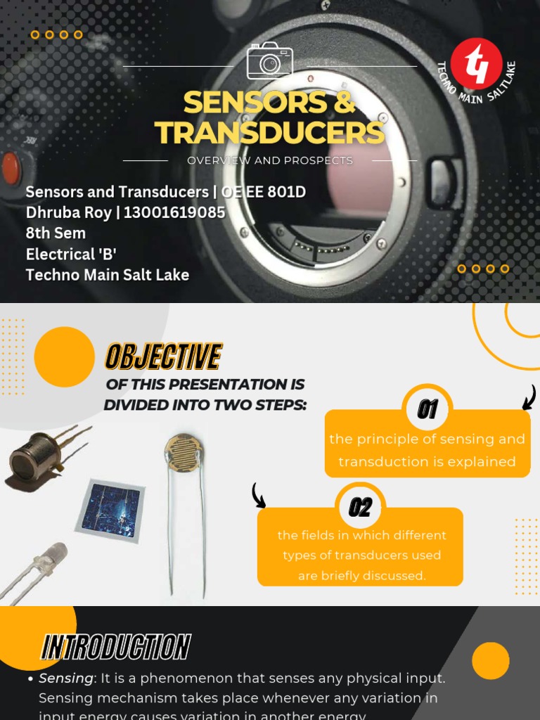Sensor and Transducers PDF Sensor Metrology