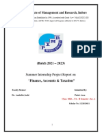 Sip Report - Final Palak Aren