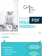 Resumen patología respiratoria infantil: bronquiolitis, laringitis y epiglotitis
