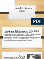 F D Saussure