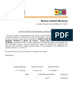 Carta Pasantías Comunitarias Respuesta