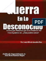 Guerra en Lo Desconocido (Spanish Edition)