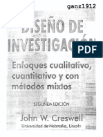 CRESWELL, J. W. - Diseño de Investigación (Enfoques Cualitativo, Cuantitativo y con Métodos Mixtos) [por Ganz1912]