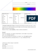 Present Continuous Tense