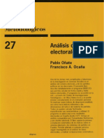 (Cuadernos metodológicos) Pablo Oñate_ Francisco A. Ocaña - Análisis de datos electorales-Centro de Investigaciones Sociológicas (1999)