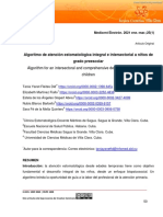 Algoritmo de Atención Estomatológica Integral e Intersectorial A Niños de