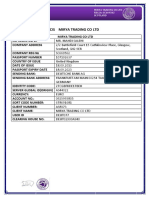 Cis Mirya Trading Co Ltd-Uk - SC669562