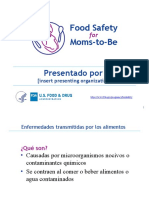 Food Safety For Moms To Be Presentado Por FDA