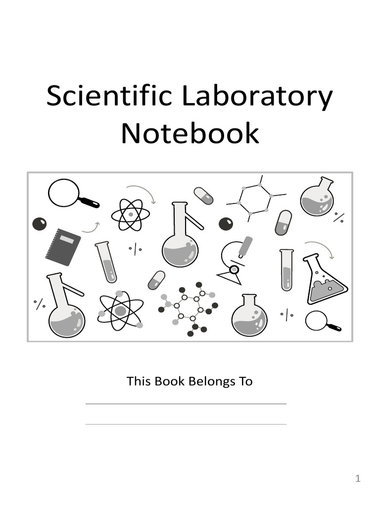 Scientific Laboratory Notebook Interior 1 PDF Laboratories Data