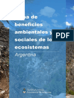 Informe Mapa de Beneficios Ambientales y Sociales de Los Ecosistemas