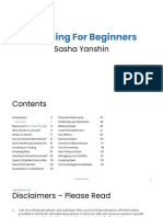 Sasha Yanshin - Investing For Beginners 2022 - Ebook