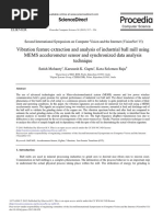 Vibration Feature Extraction and Analysis of Industrial Ball Mill Using MEMS Accelerometer Sensor and Synchronized Data Analysis Technique