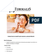 Programme Cosmetique-Maison-Aromatherapie FORMALIS